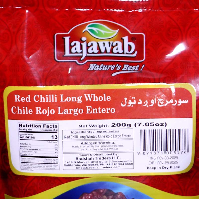 Red Chili whole long